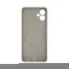 Evelatus Samsung Galaxy A06 5G Premium Magnetyczna Silikonowa Etui Soft Touch Pebble