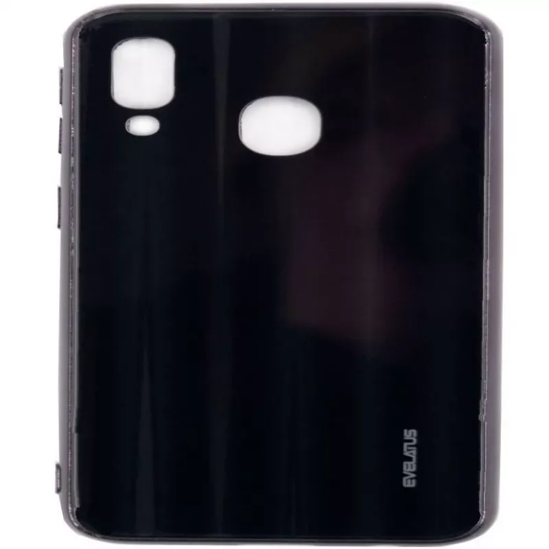 Evelatus Samsung Galaxy A10 Water Ripple Full Color Electroplating Tempered Glass Screen Protector Black