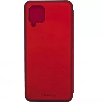 Evelatus Samsung Galaxy A12/M12 Etui Książkowe Czerwone