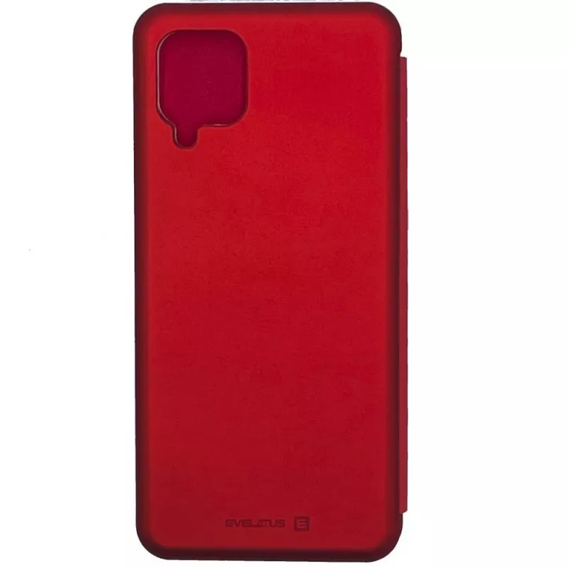 Evelatus Samsung Galaxy A12/M12 Etui Książkowe Czerwone