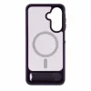 Evelatus Samsung Galaxy A17 4G / A17 5G Gumowana obudowa MagSafe ze stojakiem, fioletowa