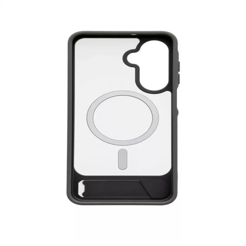 Evelatus Samsung Galaxy A17 4G / A17 5G Etui z powłoką gumową MagSafe ze stojakiem, kolor dymny szary