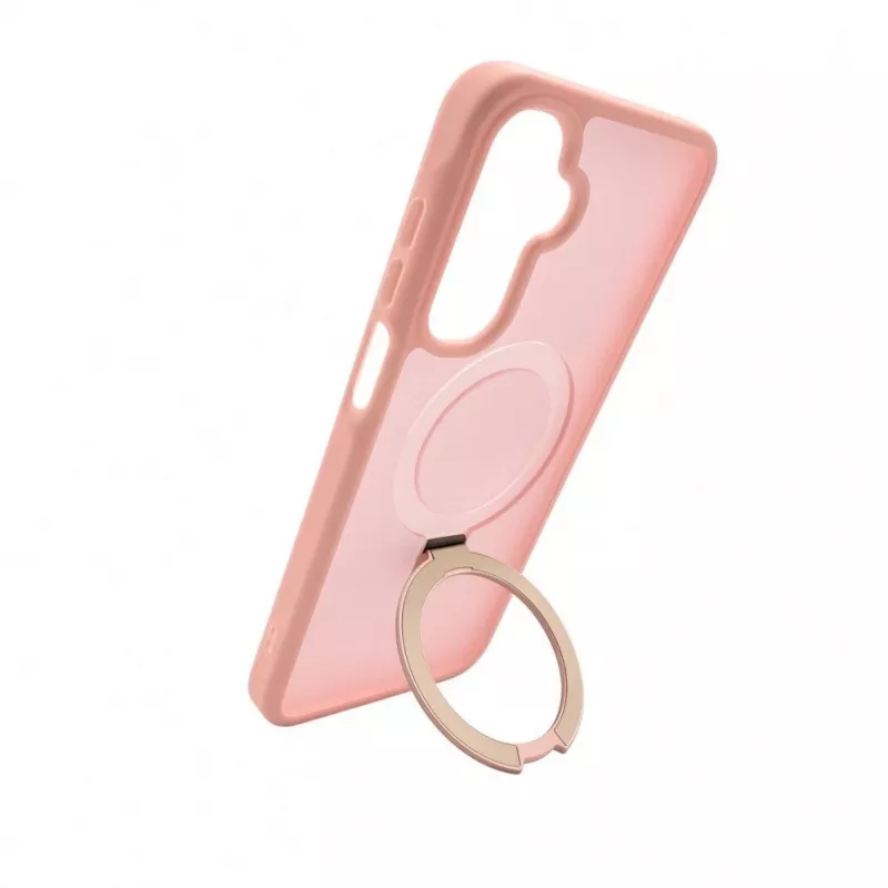 Evelatus Samsung Galaxy A17 4G / A17 5G Shield Case z MagSafe i stojakiem, matowy różowy pierścień