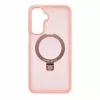Evelatus Samsung Galaxy A17 4G / A17 5G Shield Case z MagSafe i stojakiem, matowy różowy pierścień