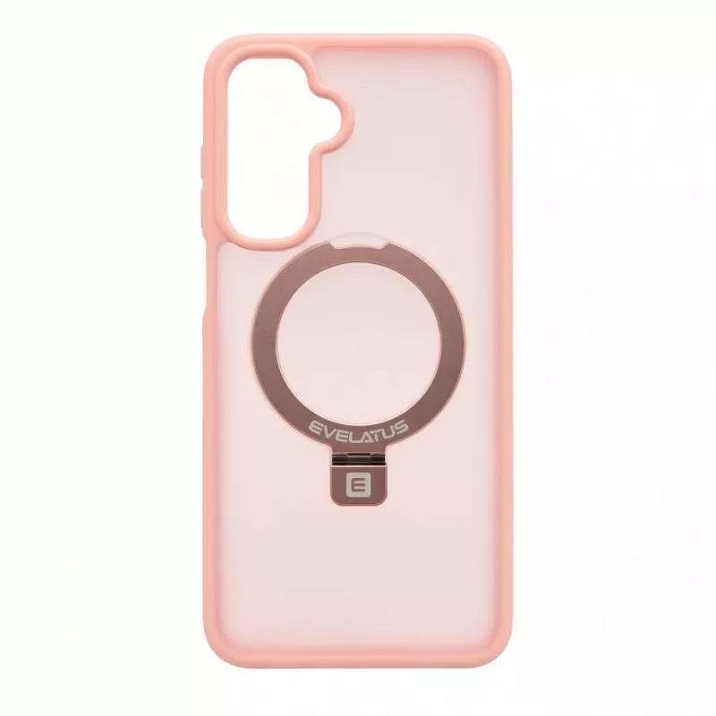 Evelatus Samsung Galaxy A17 4G / A17 5G Shield Case z MagSafe i stojakiem, matowy różowy pierścień