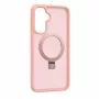 Evelatus Samsung Galaxy A17 4G / A17 5G Shield Case z MagSafe i stojakiem, matowy różowy pierścień