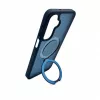 Evelatus Samsung Galaxy A17 4G / A17 5G Etui ochronne Shield z MagSafe i stojakiem, matowy pierścień, granatowy