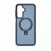 Evelatus Samsung Galaxy A17 4G / A17 5G Etui ochronne Shield z MagSafe i stojakiem, matowy pierścień, granatowy