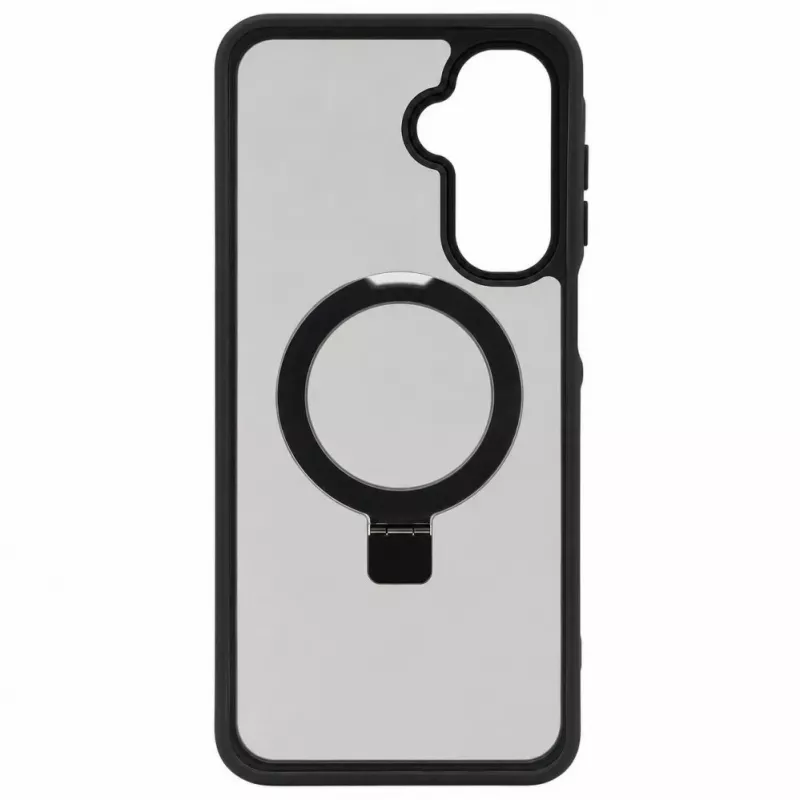 Evelatus Samsung Galaxy A17 4G / A17 5G Etui ochronne Shield z MagSafe i stojakiem, pierścień matowy czarny