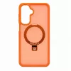 Evelatus Samsung Galaxy A17 4G / A17 5G Etui ochronne Shield z MagSafe i podstawką, matowy pierścień, pomarańczowy