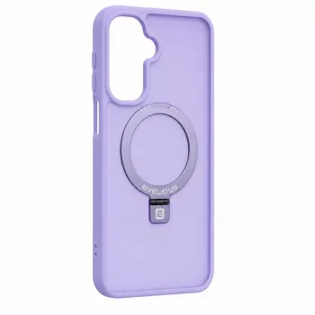 Evelatus Samsung Galaxy A17 4G / A17 5G Etui Shield z MagSafe i stojakiem, matowy pierścień, lawendowy fiolet
