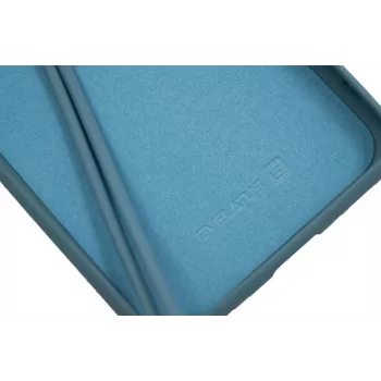 Evelatus Samsung Galaxy A20e Silikonowe etui Soft Touch z paskiem, niebieskie