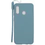 Evelatus Samsung Galaxy A20e Silikonowe etui Soft Touch z paskiem, niebieskie