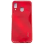Evelatus Samsung Galaxy A20e Wodna Fala Pełnokolorowy Elektrolityczny Hartowane Szkło Ochronne Ekranu Czerwony