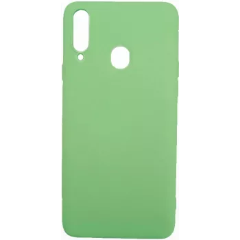 Evelatus Samsung Galaxy A20s Nano Silicone Case Soft Touch TPU Green