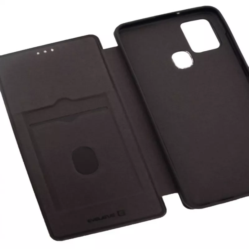 Evelatus Samsung Galaxy A21s Etui Książkowe Czarny