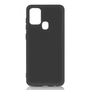 Evelatus Samsung Galaxy A21s Nano Silicone Case Soft Touch TPU Black