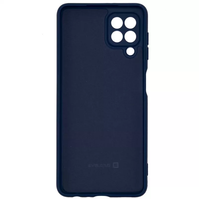 Evelatus Samsung Galaxy A22 4G Nano Silicone Case Soft Touch TPU Navy Blue