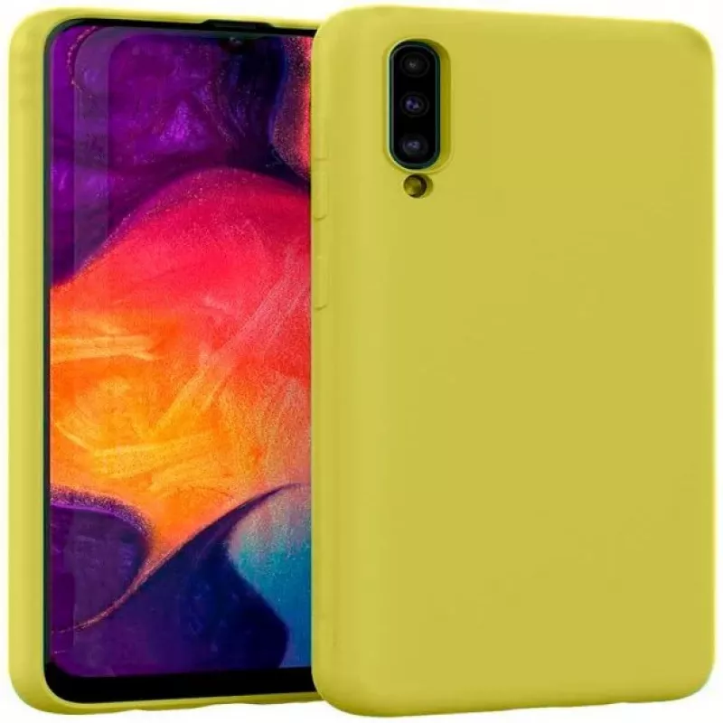 Evelatus Samsung Galaxy A30s/A50/A50s Nano Silicone Case Soft Touch TPU Yellow