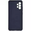 Evelatus Samsung Galaxy A32 Premium etui silikonowe Soft Touch niebieskie