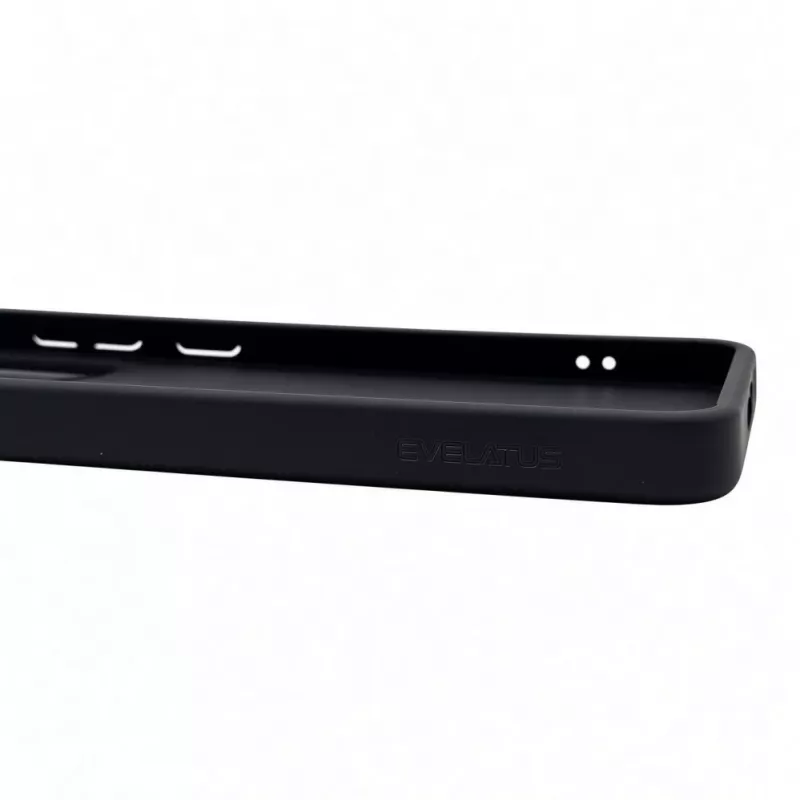 Evelatus Samsung Galaxy A37 / A36 Etui Shield z MagSafe i stojakiem, matowy czarny pierścień