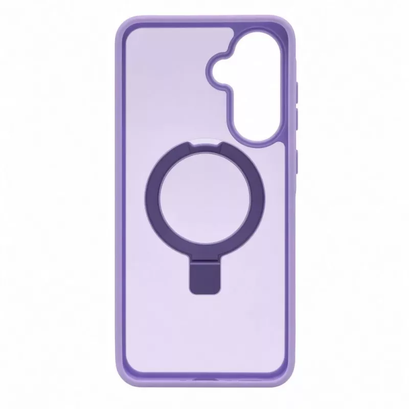 Evelatus Samsung Galaxy A37 / A36 Etui Shield z MagSafe i stojakiem, matowy pierścień, lawendowy fiolet