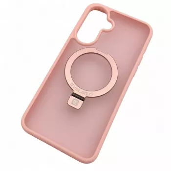 Evelatus Samsung Galaxy A37 / A36 Etui ochronne Shield z MagSafe i stojakiem, matowe, kolor jasnoróżowy