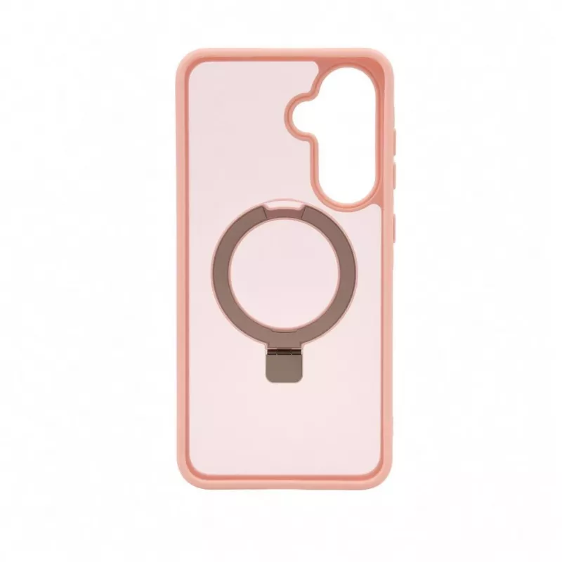Evelatus Samsung Galaxy A37 / A36 Etui ochronne Shield z MagSafe i stojakiem, matowe, kolor jasnoróżowy
