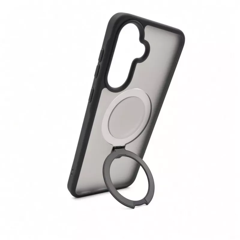Evelatus Samsung Galaxy A37 / A36 Etui Shield z MagSafe i stojakiem, matowy, dymny szary