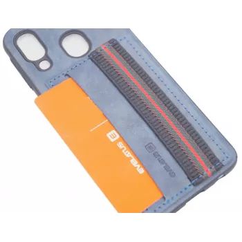 Evelatus Samsung Galaxy A40 Cubit Blue Back Cover