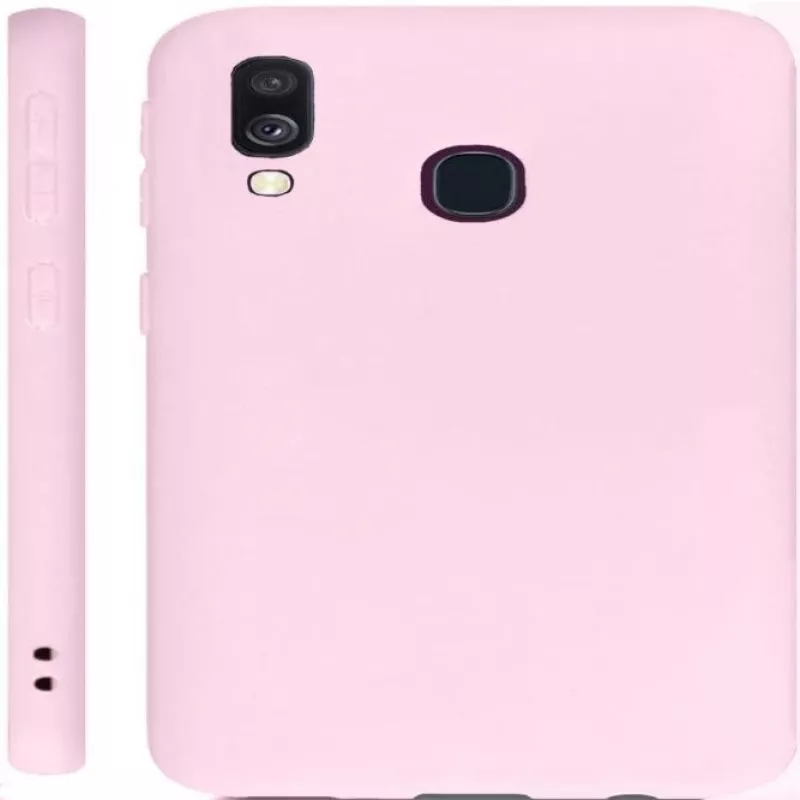 Evelatus Samsung Galaxy A40 etui Nano Silicone Soft Touch TPU Beżowy