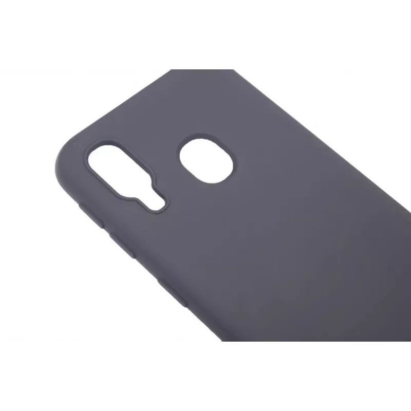 Evelatus Samsung Galaxy A40 Nano Silikonowe etui Soft Touch TPU Czarny