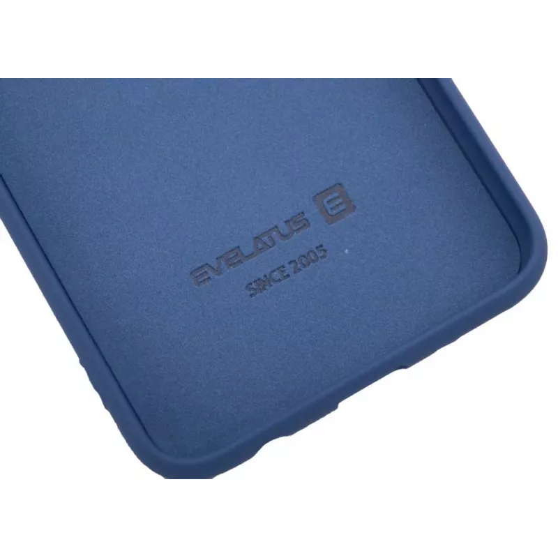 Evelatus Samsung Galaxy A40 Nano Silikonowe etui Soft Touch TPU ciemnoniebieskie
