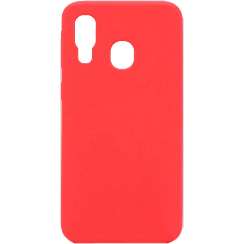 Evelatus Samsung Galaxy A40 Nano Silicone Case Soft Touch TPU Red