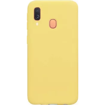 Evelatus Samsung Galaxy A40 Nano Silicone Case Soft Touch TPU Yellow