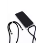 Evelatus Etui Samsung Galaxy A40s z Paskiem Czarny Przezroczysty
