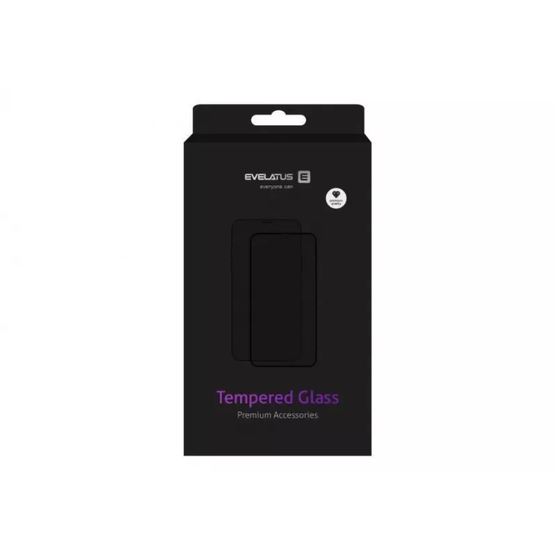 Evelatus Samsung Galaxy A41 2.5D Full Cover Japan Glue Szkło hartowane na ekran, antyelektrostatyczne