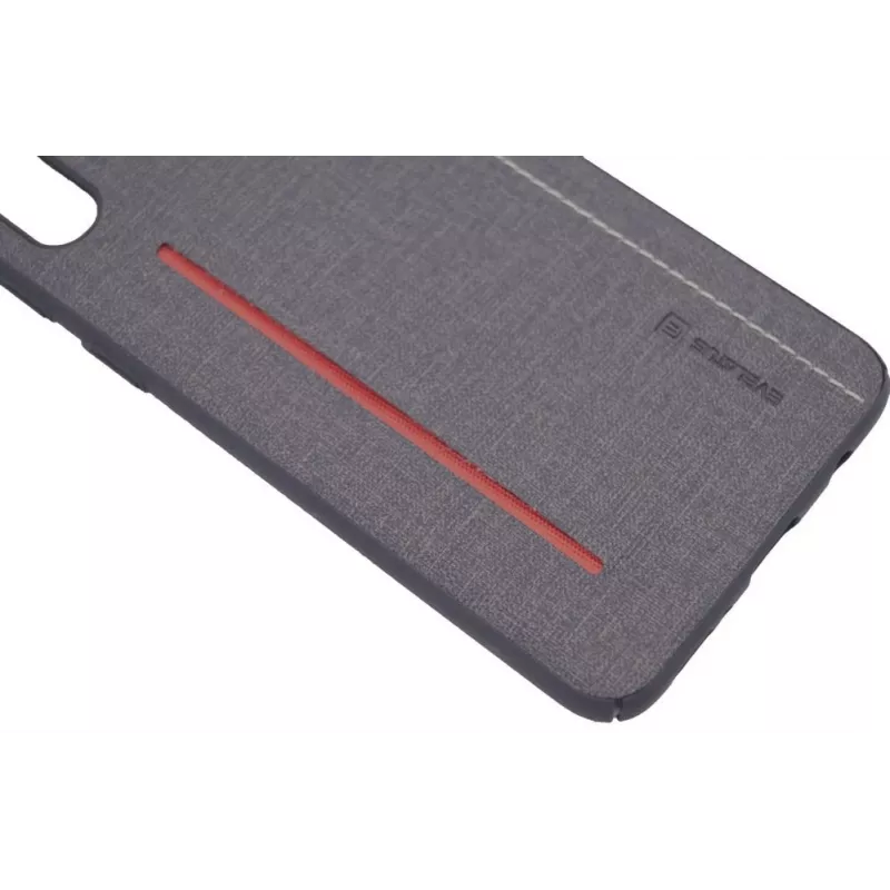 Evelatus Samsung Galaxy A50 / A30s / A50s Silikonowa Tylna Pokrywa Etui Czarny