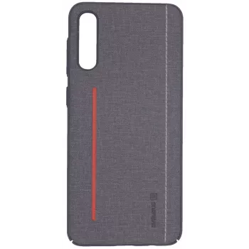 Evelatus Samsung Galaxy A50 / A30s / A50s Silikonowa Tylna Pokrywa Etui Czarny