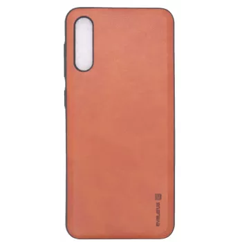 Evelatus Samsung Galaxy A50 Kuton Brązowe Etui Portfel z Podpórką