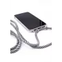 Evelatus Samsung Galaxy A50s Lanyard Back Cover Transparent with Black Stripes