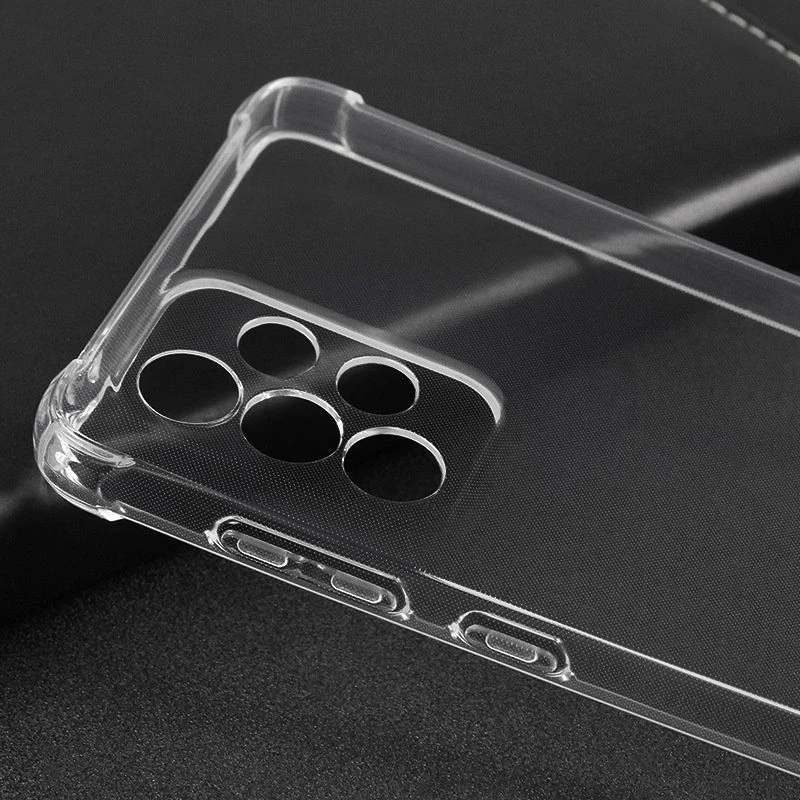 Evelatus Samsung Galaxy A53 5G Wojskowy Odporny na Wstrząsy Silikonowy Etui TPU Przezroczysty