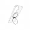 Evelatus Samsung Galaxy A57 Etui hybrydowe z MagSafe PC+TPU 360 Metalowy stojak Przezroczyste