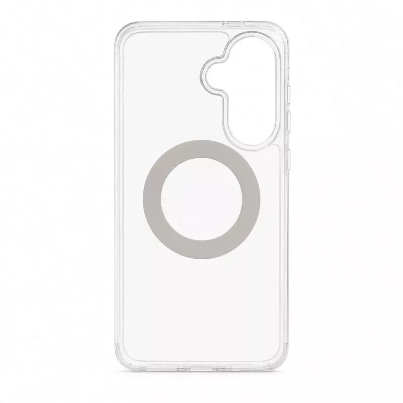 Evelatus Samsung Galaxy A57 Etui hybrydowe z MagSafe PC+TPU 360 Metalowy stojak Przezroczyste
