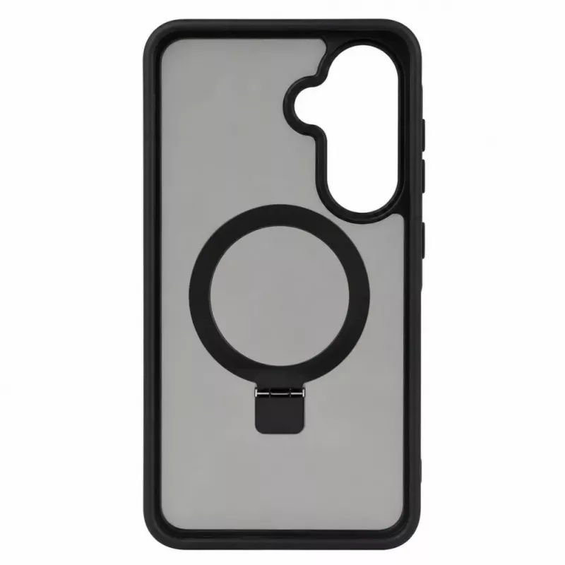 Evelatus Samsung Galaxy A57 Etui ochronne Shield z MagSafe i stojakiem, matowy pierścień, czarny