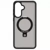 Evelatus Samsung Galaxy A57 Etui ochronne Shield z MagSafe i stojakiem, matowy pierścień, czarny