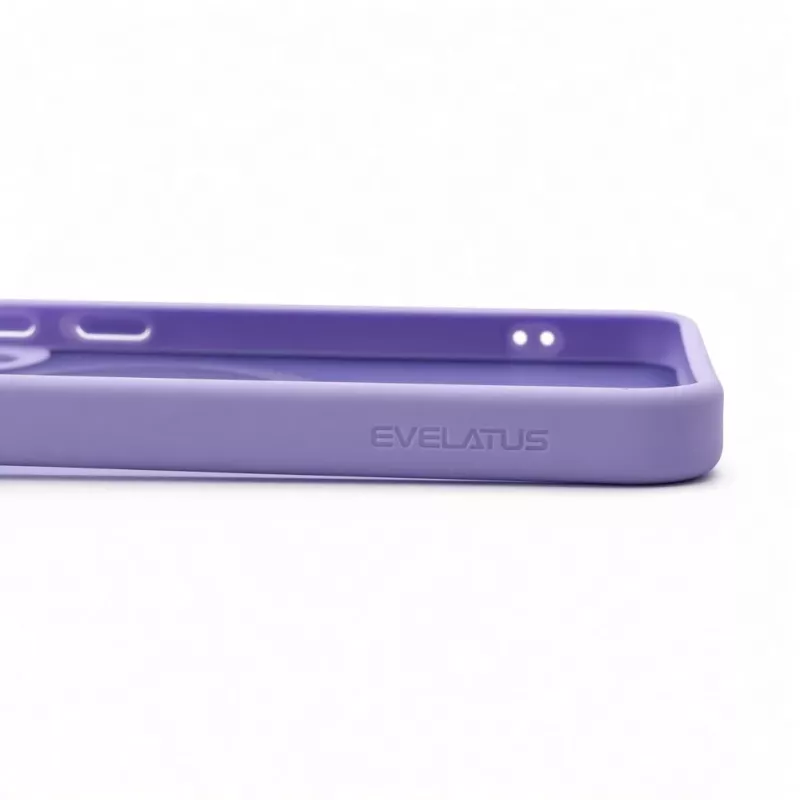 Evelatus Samsung Galaxy A57 Shield Case z MagSafe i stojakiem, matowy pierścień, lawendowy fiolet