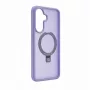 Evelatus Samsung Galaxy A57 Shield Case z MagSafe i stojakiem, matowy pierścień, lawendowy fiolet
