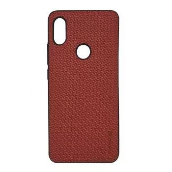 Evelatus Samsung Galaxy A6 Plus 2018 TPU Case with Metal Plate for Magnetic Car Holder Red