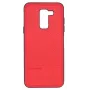 Evelatus Samsung Galaxy A6 Plus 2018 TPU Case z Metalową Płytką do Magnetycznego Uchwytu Samochodowego Czerwony